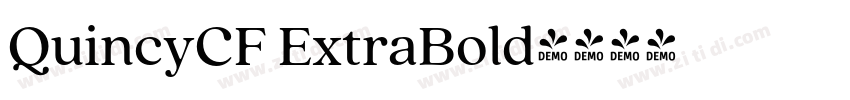 QuincyCF ExtraBold字体转换